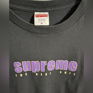 Black supreme long sleeve shirt